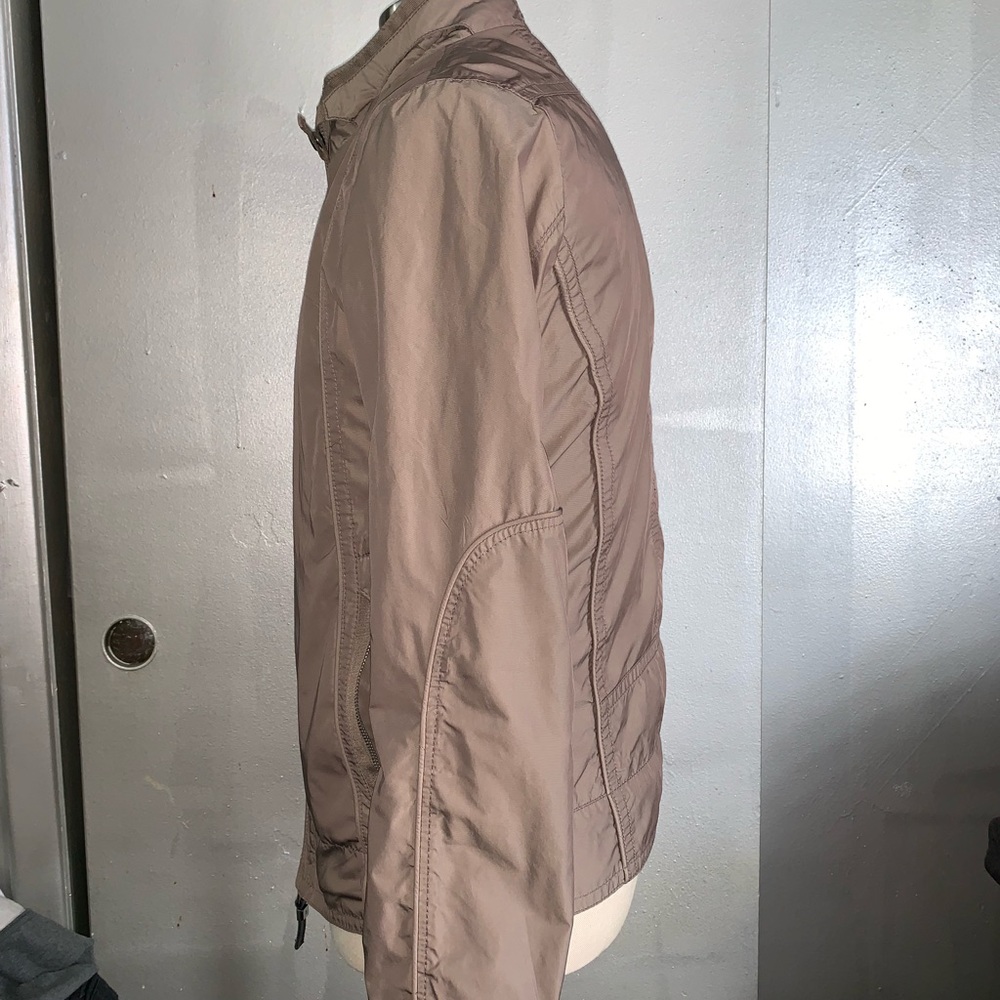 Men’s Zara Nylon Mock Neck Moto Bomber Jacket - Picture 2 of 8